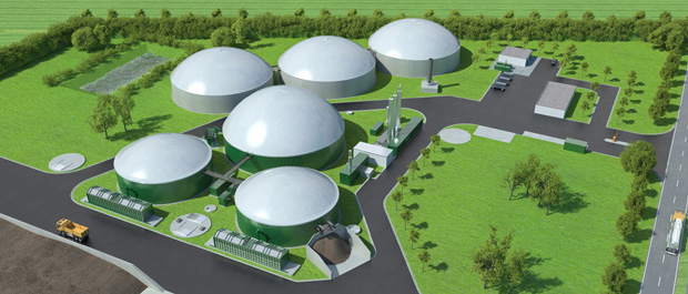 3D Visualisierung Biogasanlage Stassfurt