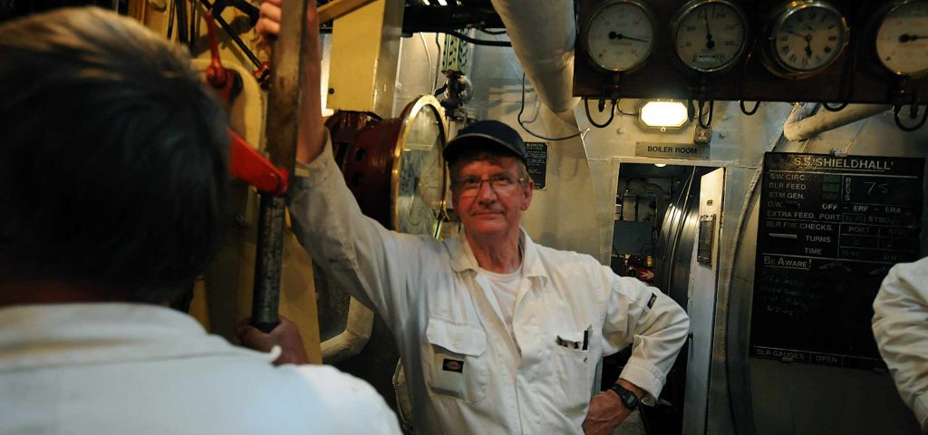 Interior of Steamship Shieldhall