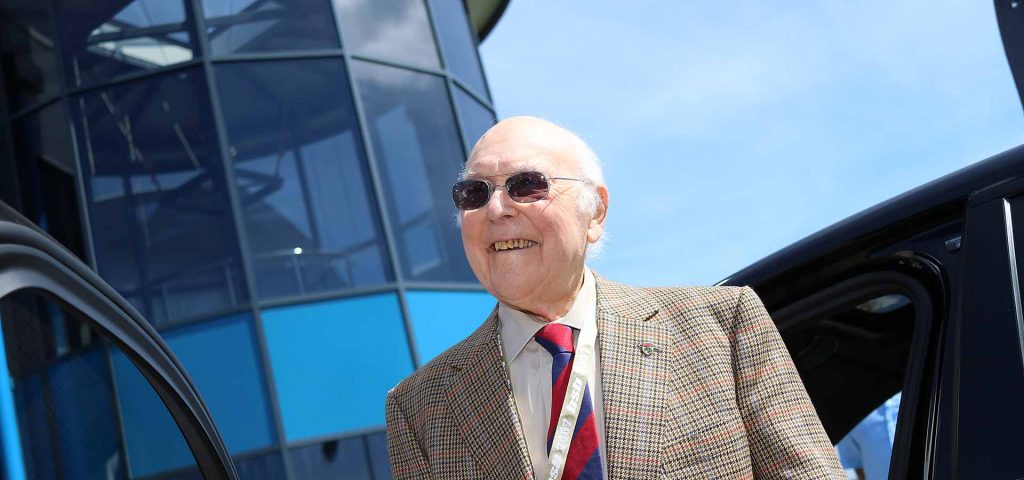 Murray Walker at Thruxton Circuit