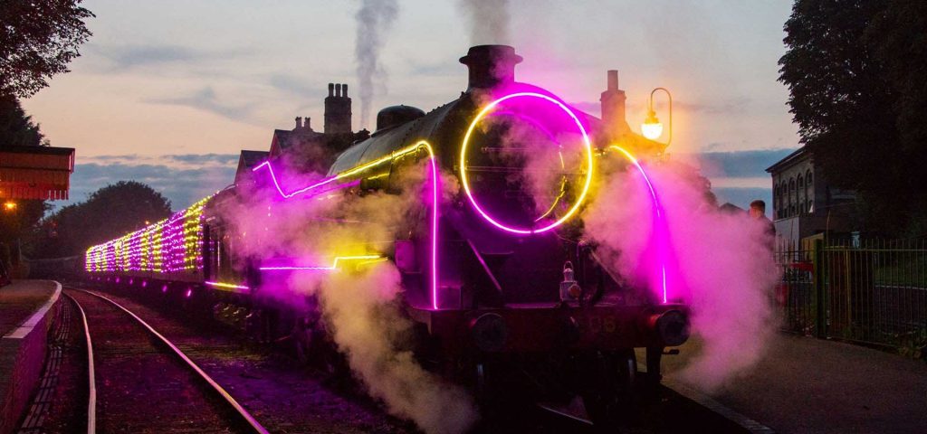 Photo: 2020’s Steam Illuminations. Photographed by Tony Storey